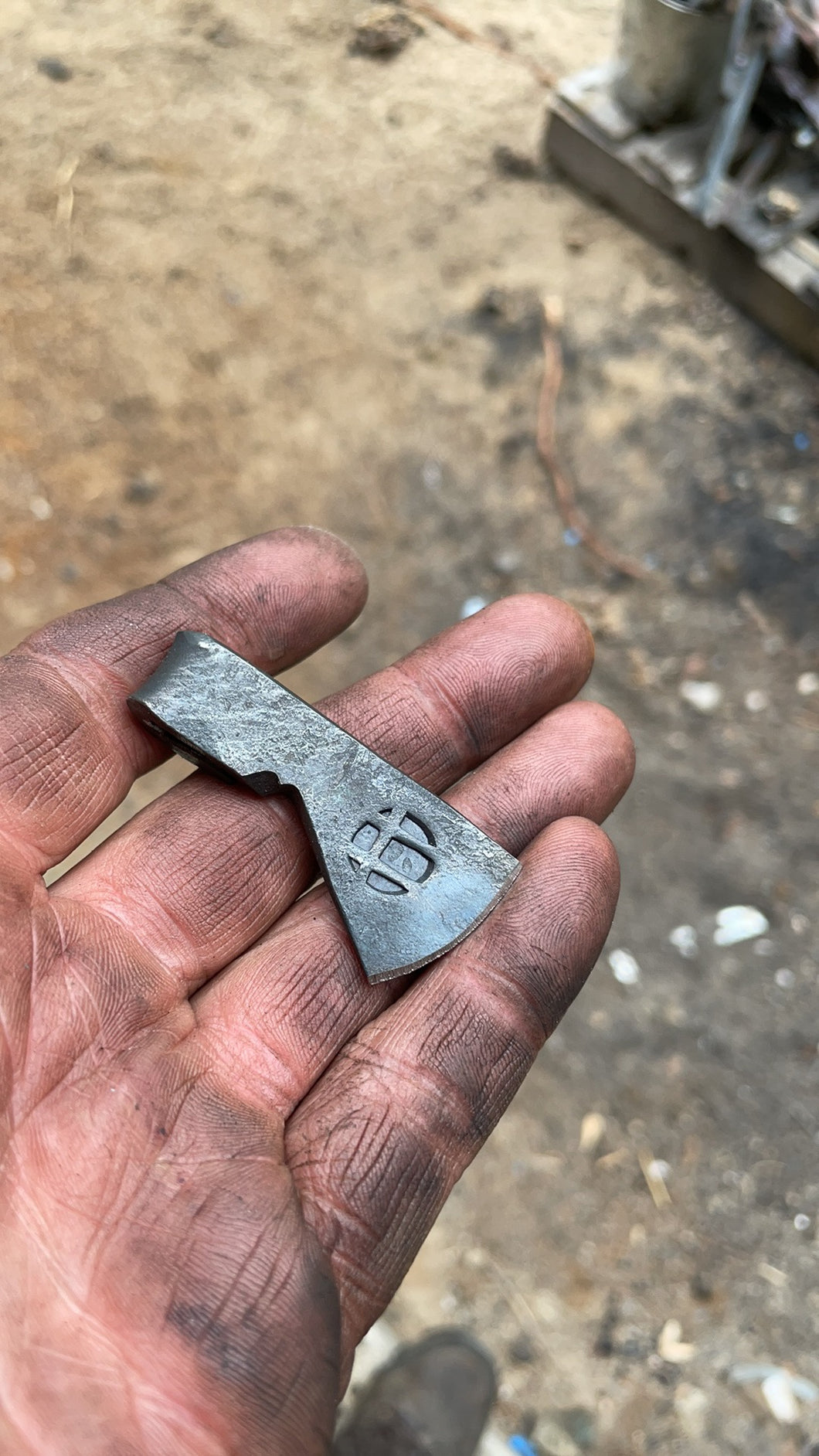 Biscayne Axe Pendant MkII Fire Steel